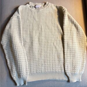 Ermenegildo Zegna Cream Crewneck Sweater